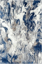 Abani Regal Blue Area Rug for Living Room, Bedroom - Image 3