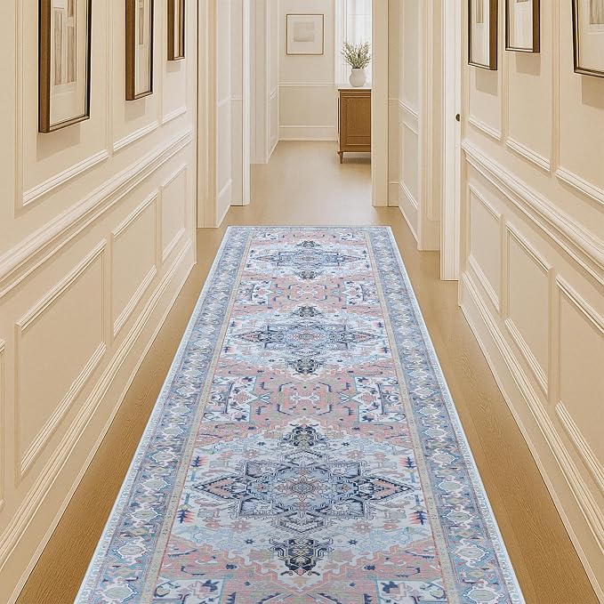 Washable Area Rug. Modern Farmhouse. Vintage. Turkish. Bohemian. Distressed. by FameLiving%7COushakRugs