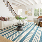Dash & Albert Talos Blue Machine Washable Rug, 2 X 3 Feet - Image 2