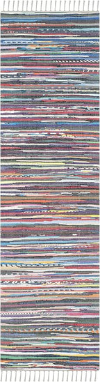SAFAVIEH Rag Rug Collection Runner Rug - Image 3