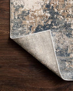 Loloi Teagan Collection TEA-06 Sand/Mist 5'-3" x 7'-6" Area Rug, Soft Neutral - Image 11