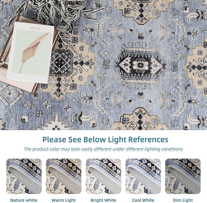Dripex Vintage Washable Area Rug - Image 5