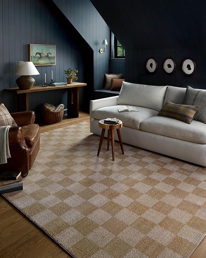 Loloi Chris Loves Julia Calvin Collection CLV-01 Wheat/Ivory 9'-6" x 12'-6" by Loloi