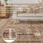 vivorug 8x10 Area Rugs for Living Room, Non-Slip Backing Washable Rug 8x10 - Image 7