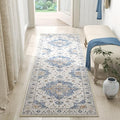 jinchan Runner Rug 2x5 Vintage Hallway Rug Boho Washable Runner Floral by JINCHAN