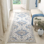 jinchan Runner Rug 2x5 Vintage Hallway Rug Boho Washable Runner Floral by JINCHAN