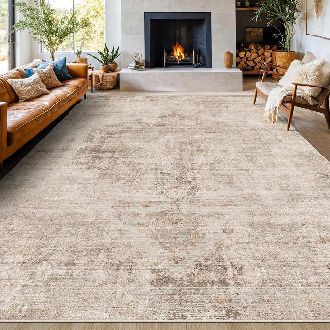 Neutral Living Room Rug - Image 8