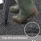 BEQHAUSE Indoor Door Mat 24" x 36", Dirt Trapper Door Mats Non-Slip Entryway - Image 3