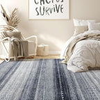 Nakagishi 8x10 Area Rugs Living Room: Washable Boho Large Neutral Soft Modern - Image 6