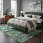 GENIMO Abstract Area Rug 5x7, Washable Modern Rug Non Slip, Low Pile - Image 4