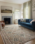 Loloi Rifle Paper Co. Laurel Collection LAU-04 Cream/Multi 2'-8" x 8' Runner Rug by Loloi