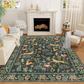 DUKINO 6x9 Rug, Washable Animal Living Room Rug by DUKINO