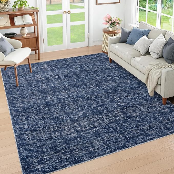 RUGSREAL Living Room Area Rug 10x13 Modern Solid Color Large Bedroom Rug - Image 8