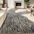 YIHOUSE 9×12 Ft Washable Rug, Living Room, Dining Room, Ultra Thin Nonslip by YIHOUSE