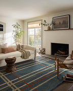 Loloi Magnolia Home by Joanna Gaines Waylon Collection WAY-01 Denim/Multi 3'-6" by Loloi
