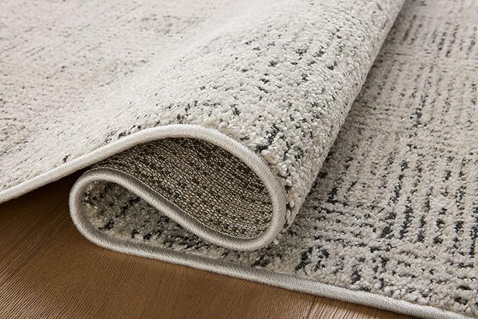 Loloi Kamala Collection KAM-01 Grey/Graphite 2'-7" x 12'-0" Runner Rug - Image 4