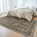 WITSHOCK Living Room Area Rugs 5x8: Soft Non-Slip Backing Washable Rugs Vintage - Image 4