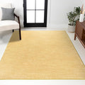 JONATHAN Y Haze Solid Low-Pile Mustard Indoor Area Rug 12x15, Minimalist by JONATHANY