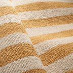 Dash & Albert Silas Stripe Gold Hand Micro Hooked Wool Rug, Runner-2.5 X 8 Feet - Image 5