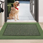 BEQHAUSE Indoor Door Mat 24" x 36", Dirt Trapper Door Mats Non-Slip Entryway by BEQHAUSE