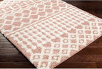 Livabliss Hapsburg Moroccan Shag Runner Area Rug, Dusty Pink - Image 5