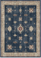 RUGGABLE Washable Vintage Area Rug – Verena Sapphire 10x14, Stain-Resistant - Image 3