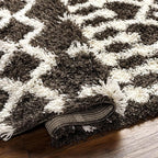 Livabliss Hapsburg Moroccan Shag Runner Area Rug, Dark Brown - Image 4