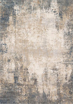 Loloi Teagan Collection TEA-08 Ivory/Mist 11'-6" x 15' Area Rug, Soft Neutral - Image 3