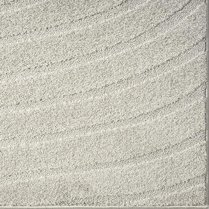 LUXE WEAVERS Modern Geometric Wave Gray 2x3 Area Rug - Image 8