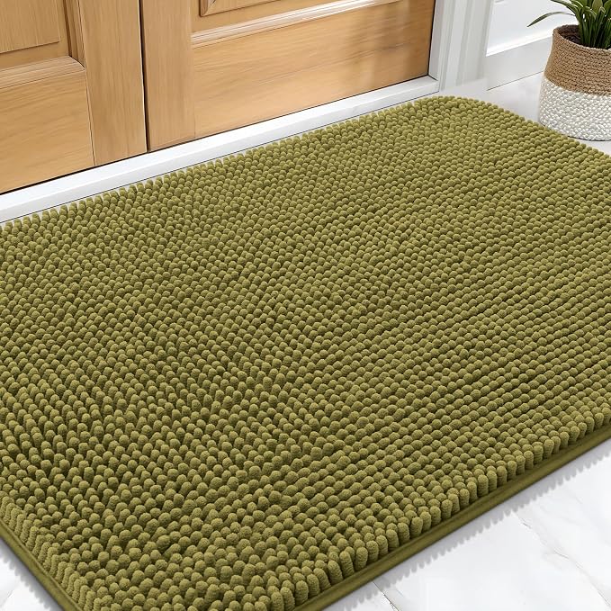 OLANLY Dog Door Mat for Muddy Paws 30x20, Absorbs Moisture and Dirt, Absorbent by OLANLY