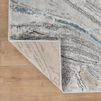 Rugshop Marble Swirl Distressed Gray Area Rug Modern Indoor Rug - Image 5