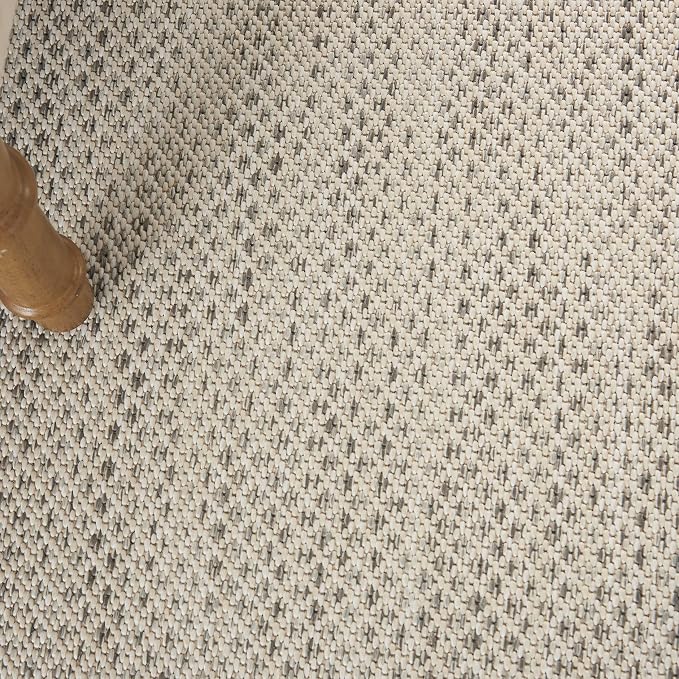 Nourison Home Courtyard Ivory Silver 7' x 10' Area Rug - Image 2