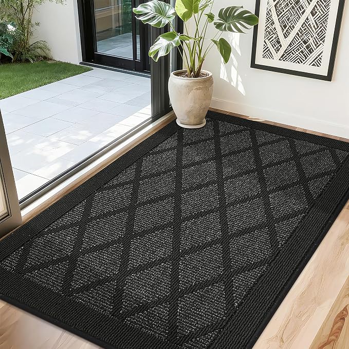 COSY HOMEER Non-Slip Door Mat 32"x48", Entryway Rugs Low Profile Absorbent Dirt - Image 9