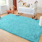 Andency 6x9 Area Rugs Blue, Large Shag Fluffy Soft Shaggy Rugs - Image 6