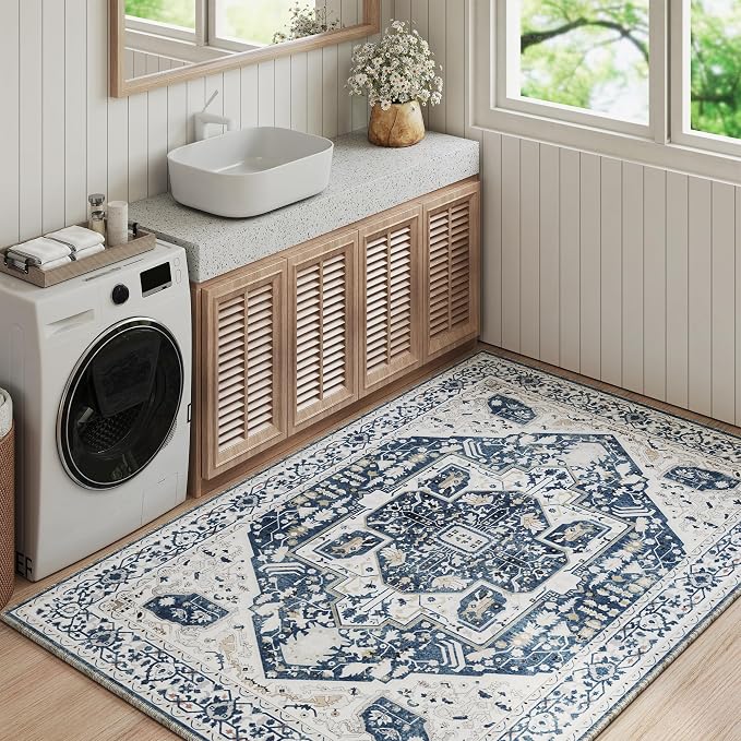 EnHomee 4x6 Area Rugs for Living Room, Boho Area Rug, Machine Soft Washable Rug - Image 8