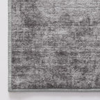 LUMI 8x10 Washable Area Rug for Living Room, Ultra Soft Modern Neutral Grey - Image 9