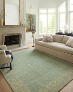 Loloi Chris Loves Julia Francis Collection FRA-02 Green/Natural 2'-0" x 5'-0" by Loloi