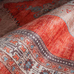 Fame Rugs Turkish Rug. Washable Vintage Oriental Antique Inspired Traditional - Image 7