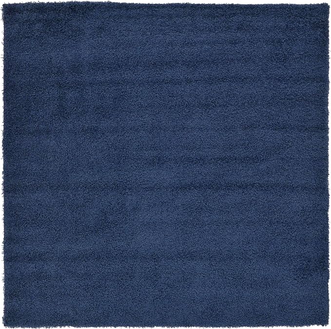 Unique Loom Solid Shag Collection Area Rug - Image 3