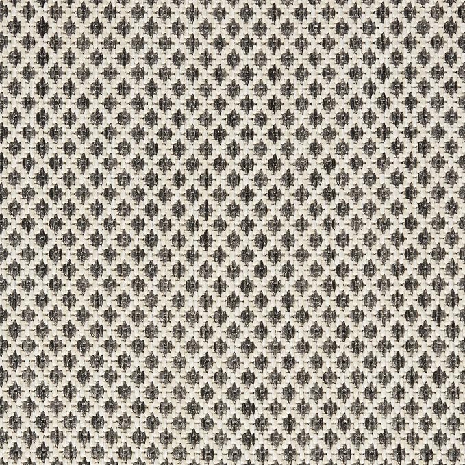 Nourison Home Courtyard Ivory Charcoal 4' x Square Area Rug - Image 7