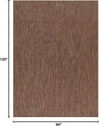 Beverly Rug Indoor Outdoor Rug 8x10, Washable Outside Carpet - Image 2