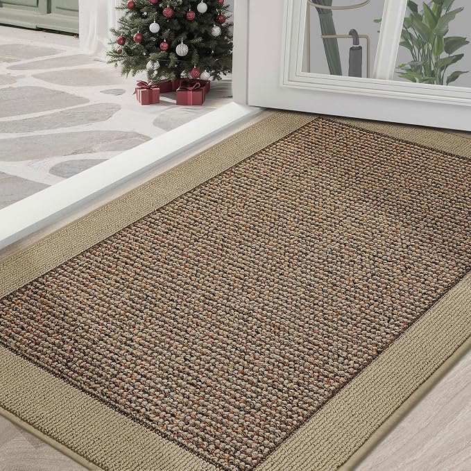BEQHAUSE Indoor Door Mat 36" x 60", Dirt Trapper Door Mats Non-Slip Entryway by BEQHAUSE