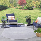 Nourison Home Nourison Essentials Silver Grey 6' x 9' Oval Area Rug - Image 4