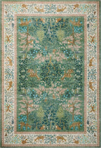Loloi Rifle Paper Co. Canopy Collection CNP-02 Sage/Blush 5'-0" x 7'-6" Area Rug - Image 2