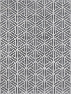 Rugs.com Lattice Trellis Collection Rug – 9' x 12' Gray Low-Pile Rug Perfect - Image 2