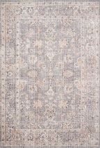 Loloi Skye Collection SKY-01 Grey/Apricot 7'-6" x 9'-6" Area Rug - Image 3