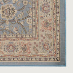 Rugs.com Yasmin Collection Rug – 8 Ft Square Light Blue Medium Rug Perfect - Image 9
