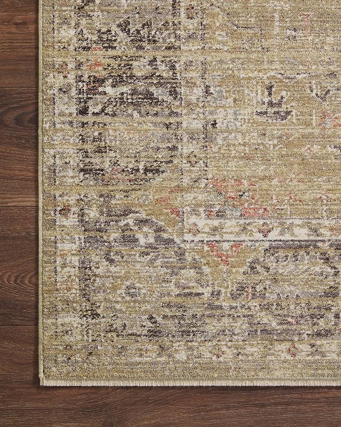 Loloi Magnolia Home by Joanna Gaines Millie Collection MIE-03 Gold/Charcoal - Image 6
