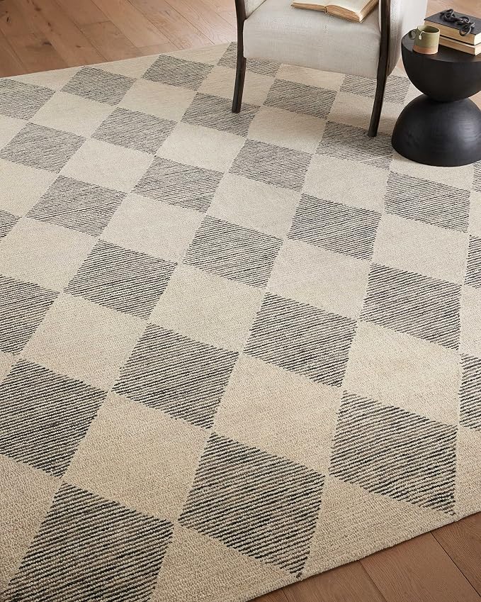 Loloi Chris Loves Julia Francis Collection FRA-01 Beige/Charcoal 2'-3" x 3'-9" - Image 7