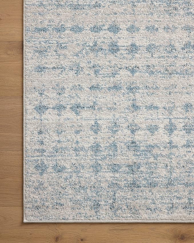 Loloi Kamala Collection KAM-04 Sky/Dove 9'-2" x 13' Area Rug - Image 5